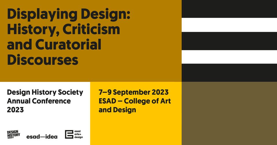 Design History Society Annual Conference 2023 | Displaying Design