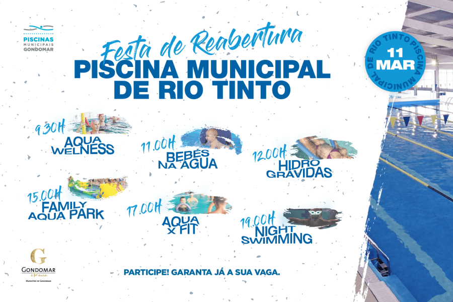 Festa de reabertura – Piscina Municipal de Rio Tinto