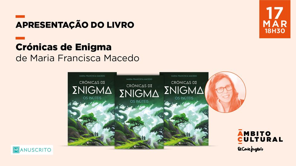 Apresentação do Livro 'Crónicas de Enigma' de Maria Francisca Macedo