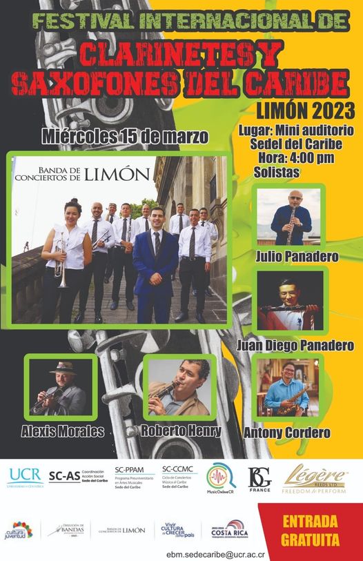 Concierto III Edición del Festival Internacional de Clarinetes y Saxofones del Caribe 2023