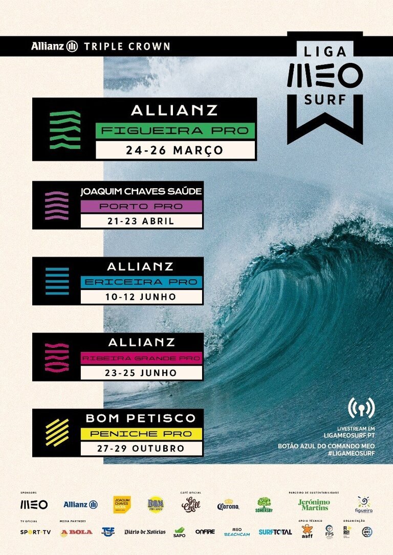 Liga MEO Surf – Allianz Figueira Pro marca arranque da 1ª divisão do Surf Português