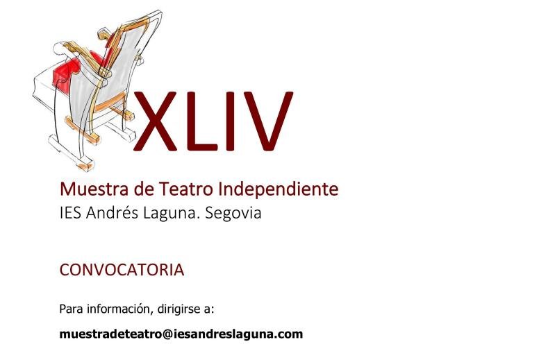 'XLIV Muestra de Teatro Independiente del IES Andrés Laguna ...