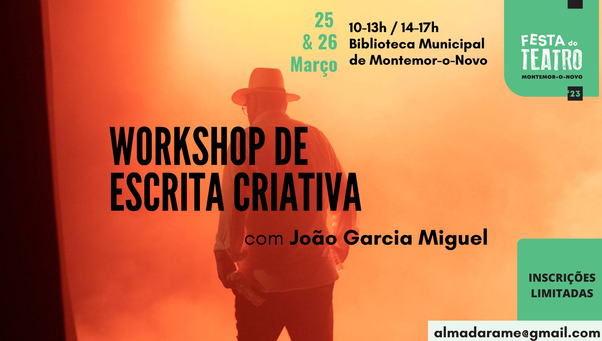Oficina de Escrita Criativa | João Garcia Miguel | Montemor o Novo