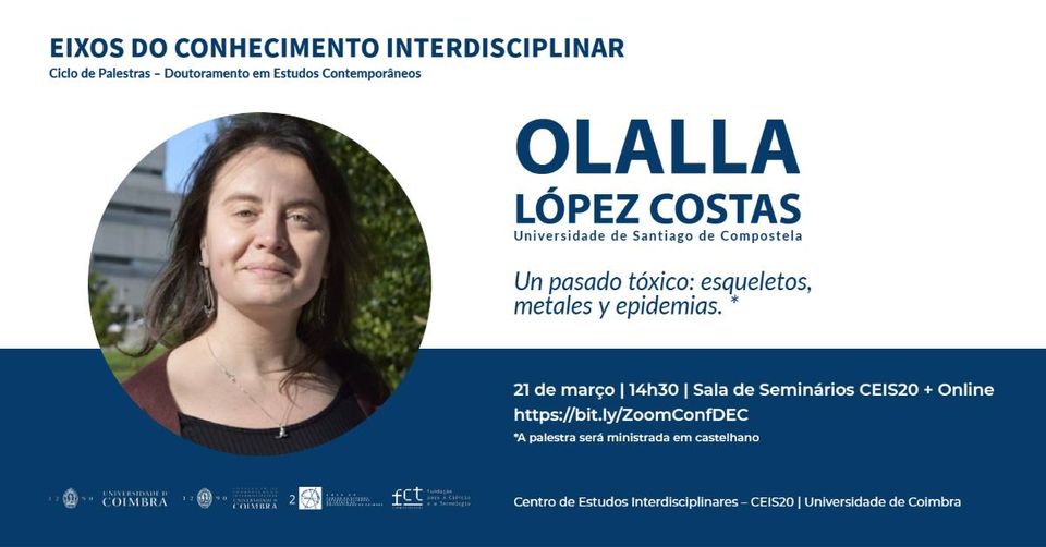 Olalla López Costas no Ciclo de Palestras do DEC
