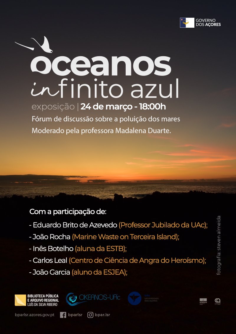 “Oceanos, infinito azul” | Fórum de discussão sobre a poluição dos mares