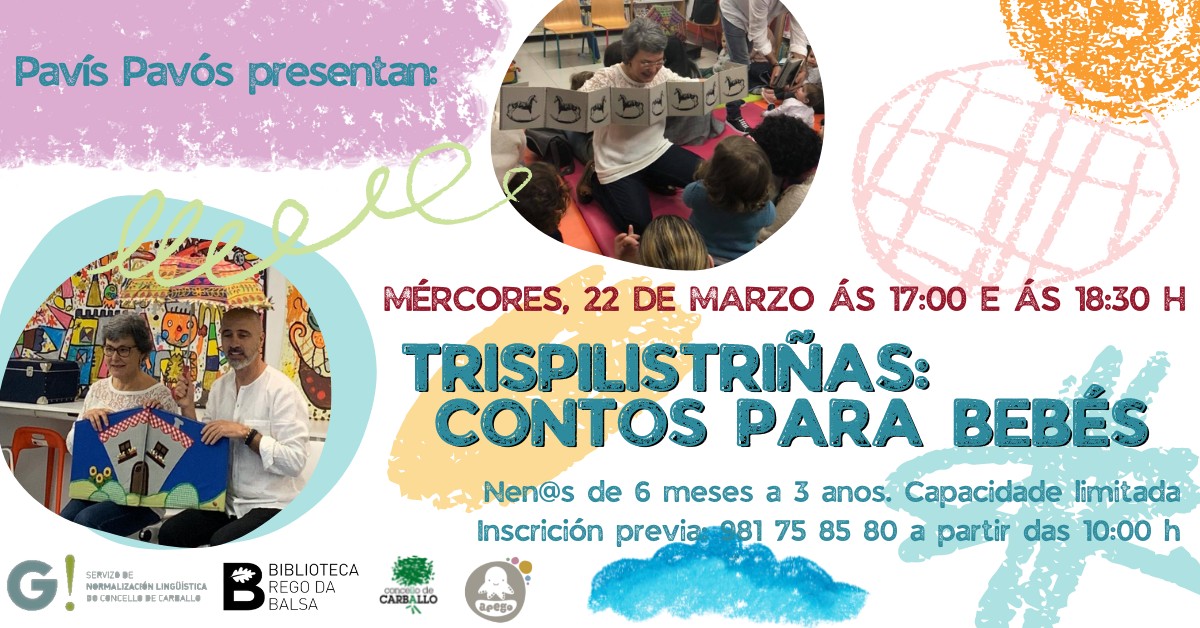 APEGO. Trispilistriñas: contos para bebés, con Pavís Pavós