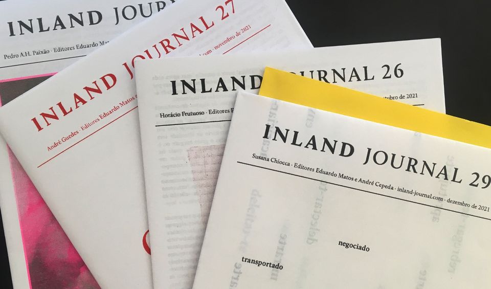 GUARDAR OS OLHOS NO BOLSO. Inland Journal: uma exposição, 35 edições