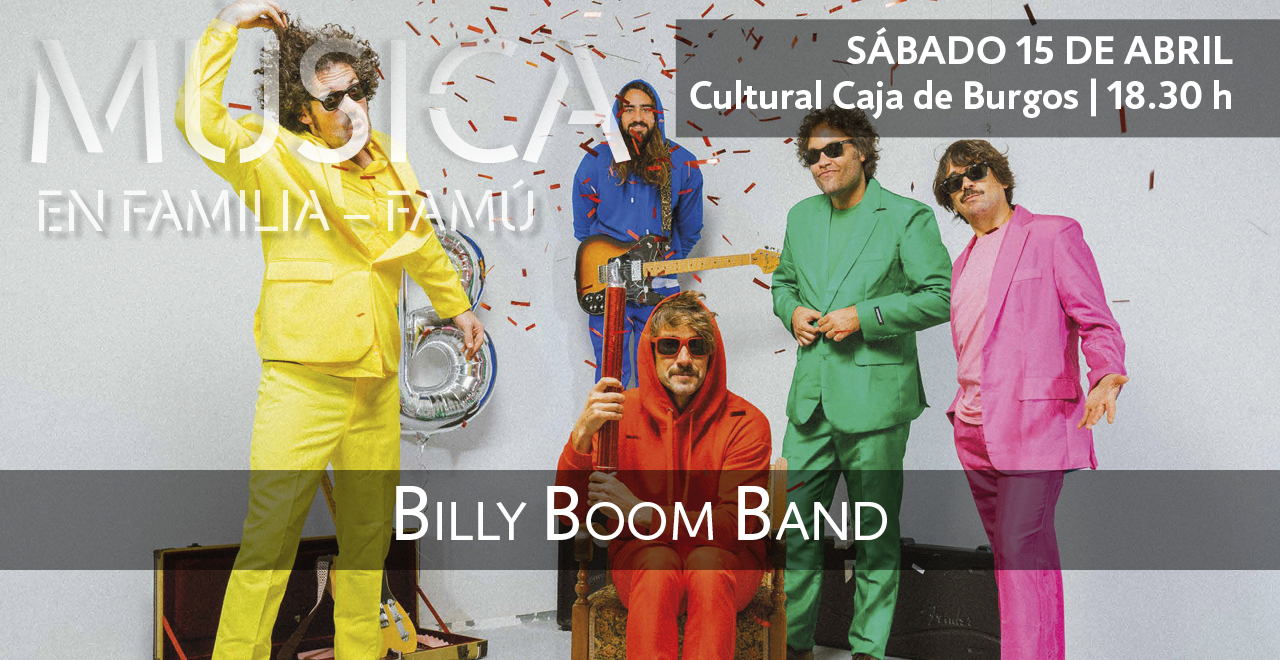 Billy Boom Band, 'El rock sí es cosa de niños' | Música en familia en Burgos