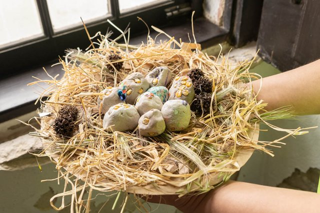 Ninhos e Ovos de Páscoa, com Cereais