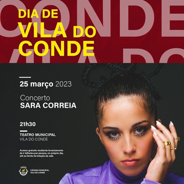 Concerto de Sara Correia no Teatro Municipal