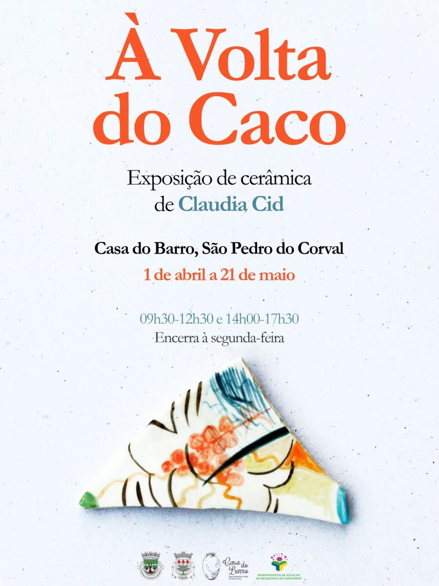 “À Volta do Caco” exposição de cerâmica de Cláudia Cid