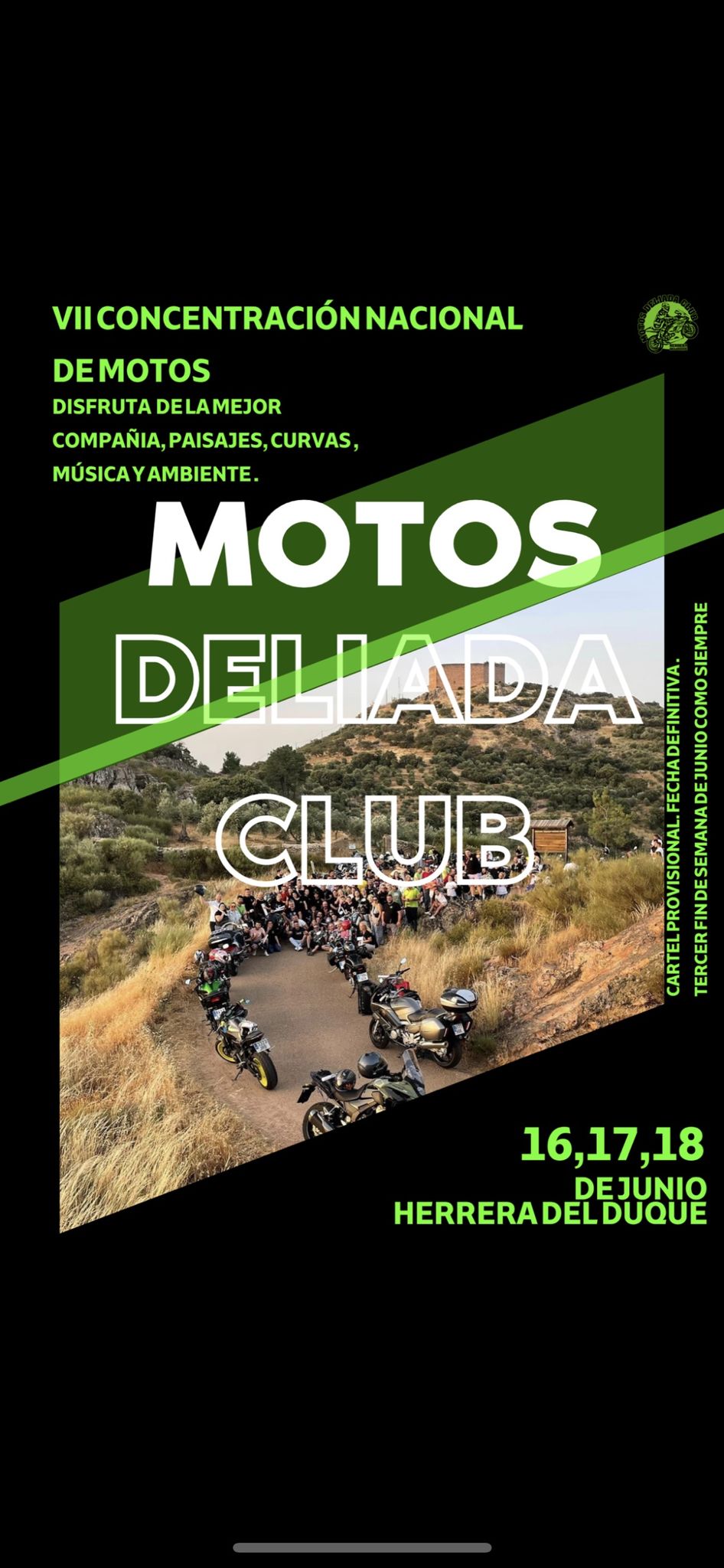 VIII Concentración de Motos Deliada Club