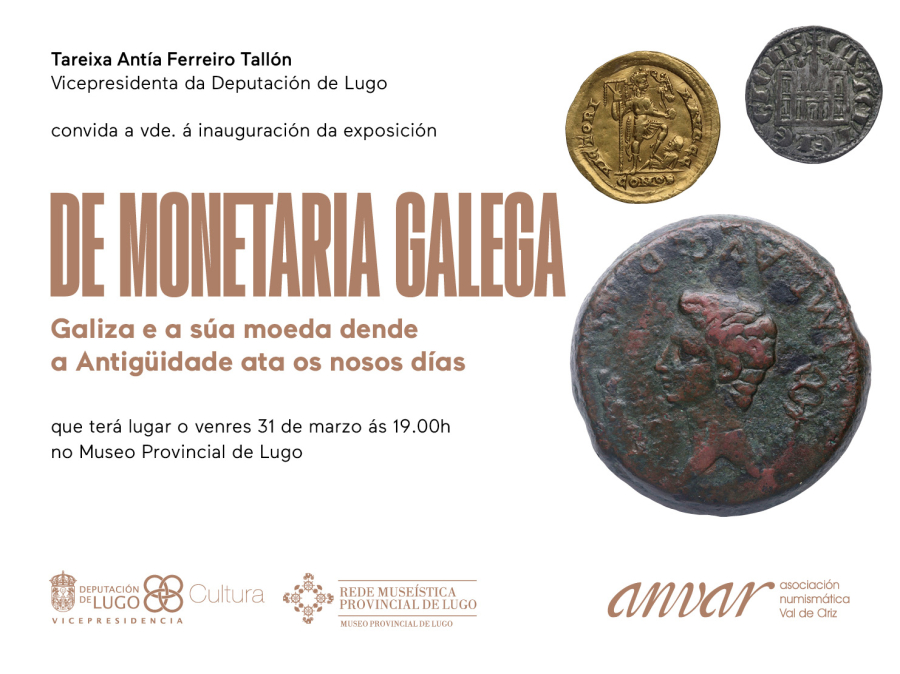 Inauguración da expo «De monetaria galega»