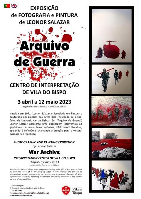 Exposição 'Arquivo de Guerra' de Leonor Salazar