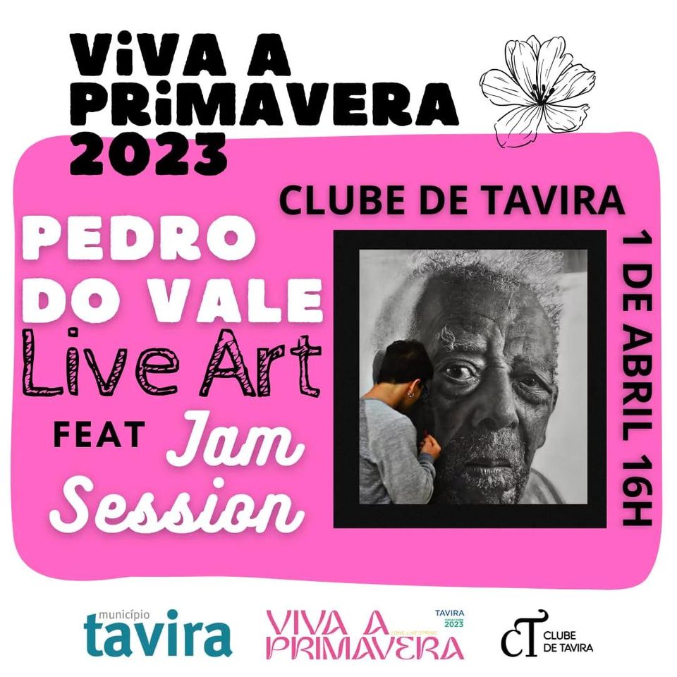 Viva a Primavera no Clube. Jam session feat Pedro do Vale Live Art 