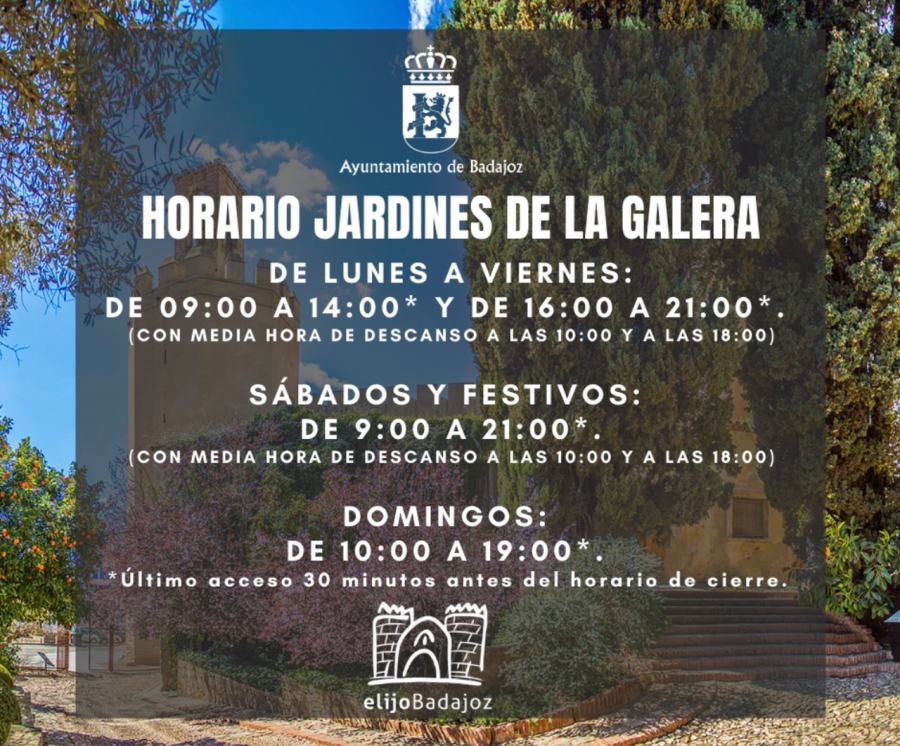 Visita a los jardines de la Galera