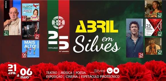 Abril em Silves » comemorações do 49.º aniversário do 25 de Abril