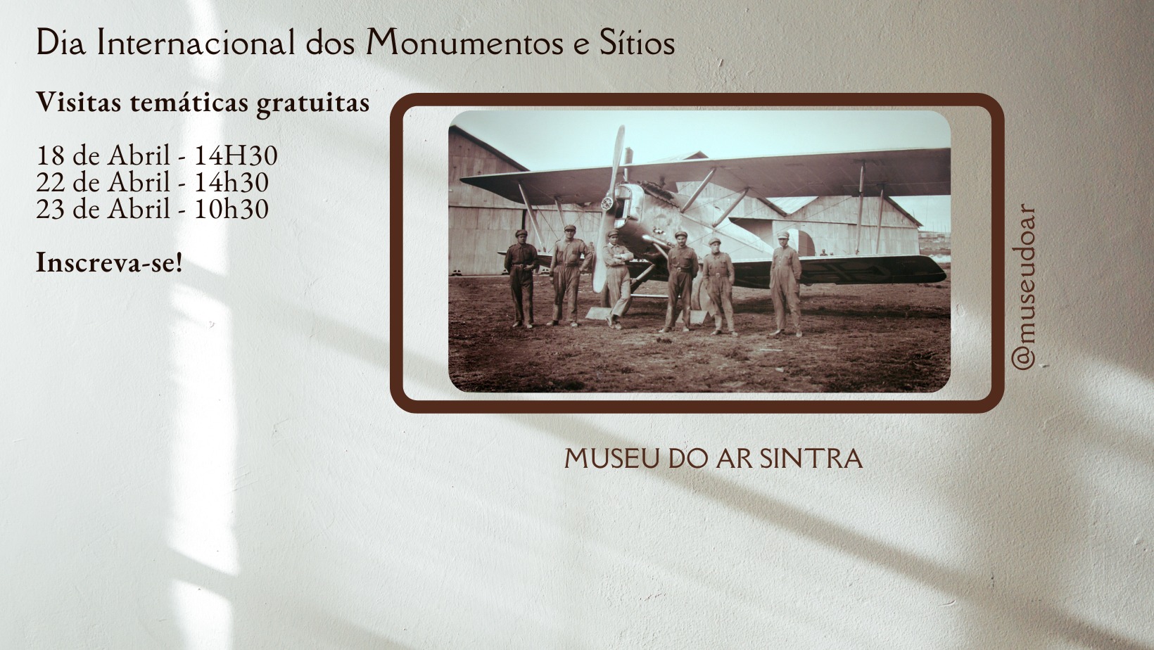 Dia Internacional dos Monumentos e Sítios '23 - Sintra
