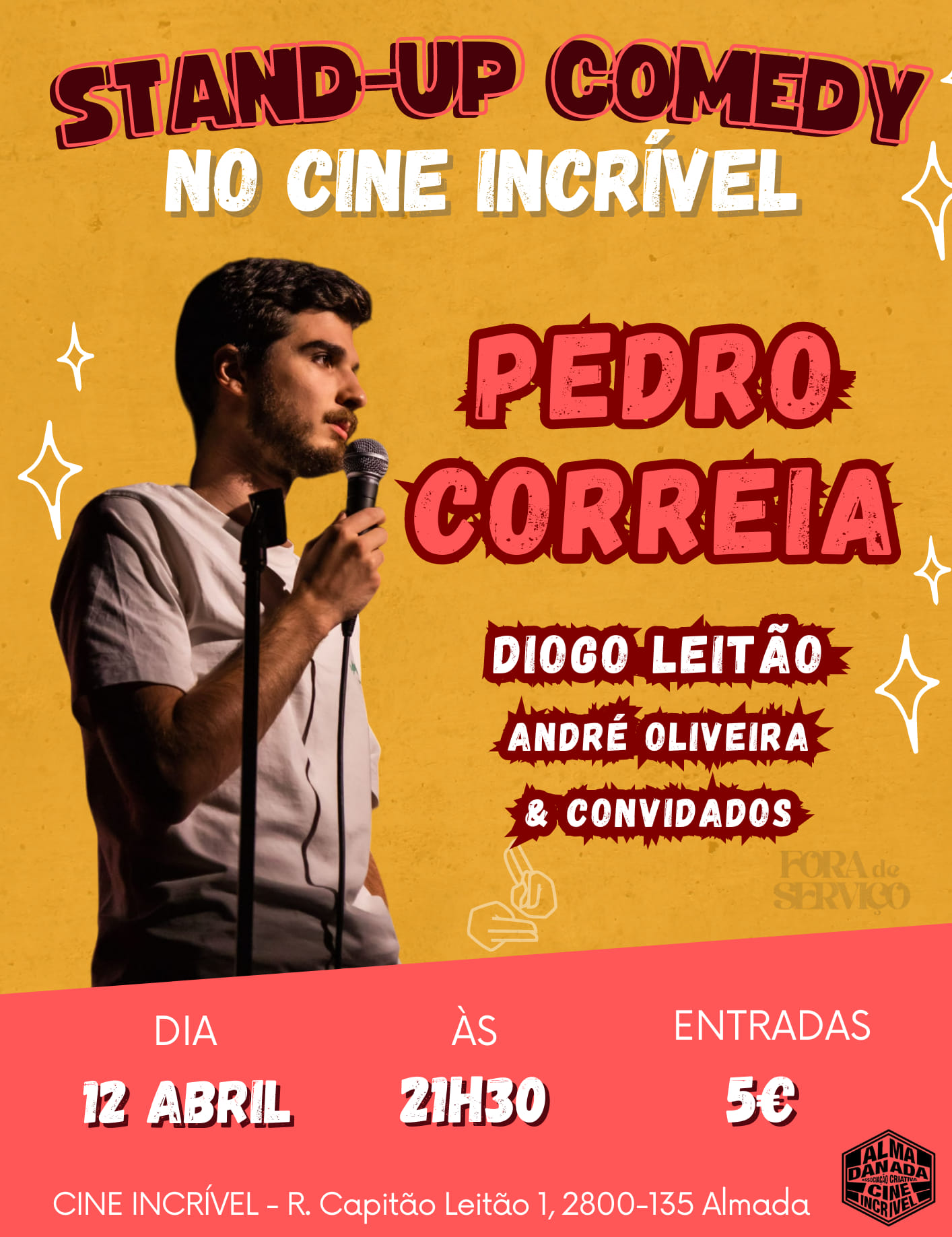 Stand-up Comedy no Cine Incrível | Pedro Correia e convidados