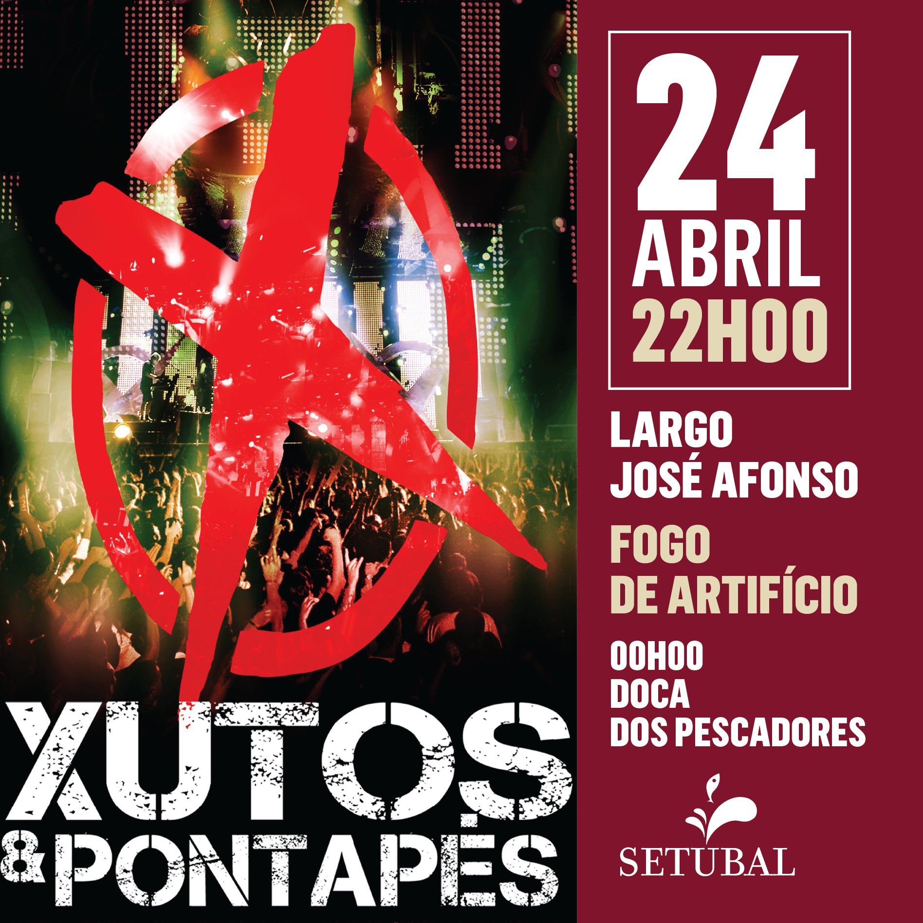 Comemorações 25 de Abril | Concerto com Xutos & Pontapés
