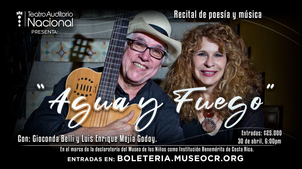 Recital de poesía y música con Gioconda Belli y Luis Enrique Mejía Godoy.