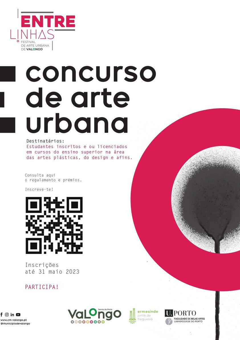 Inscrições no EntreLinhas - Concurso de Arte Urbana
