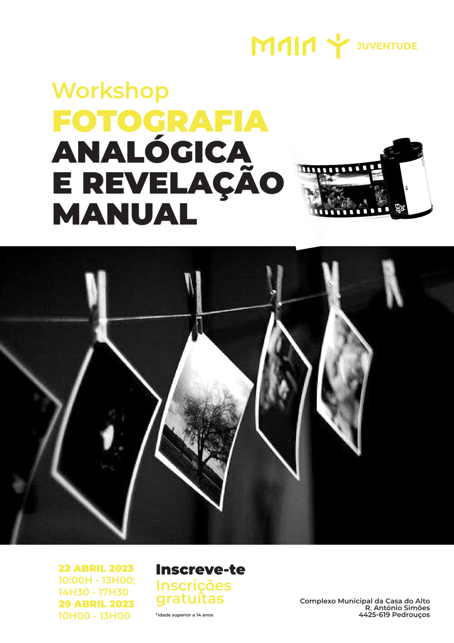 Workshop Fotografia Analógica e Revelação Manual