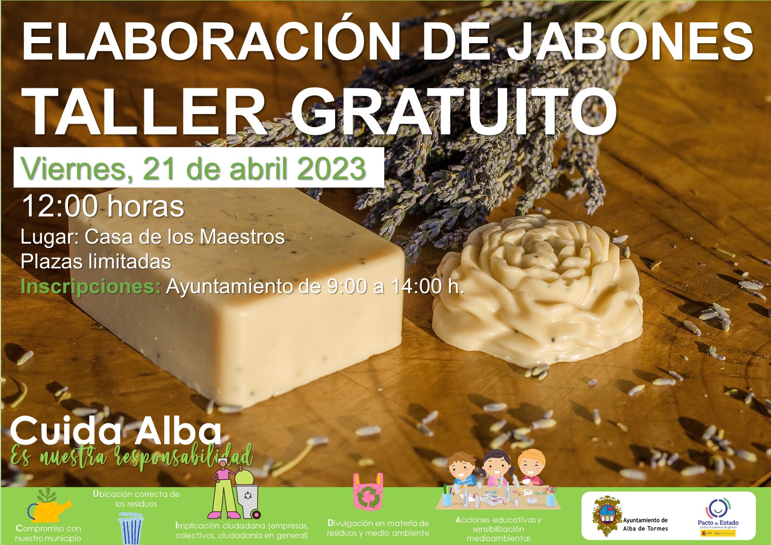 Taller gratuito de Jabones