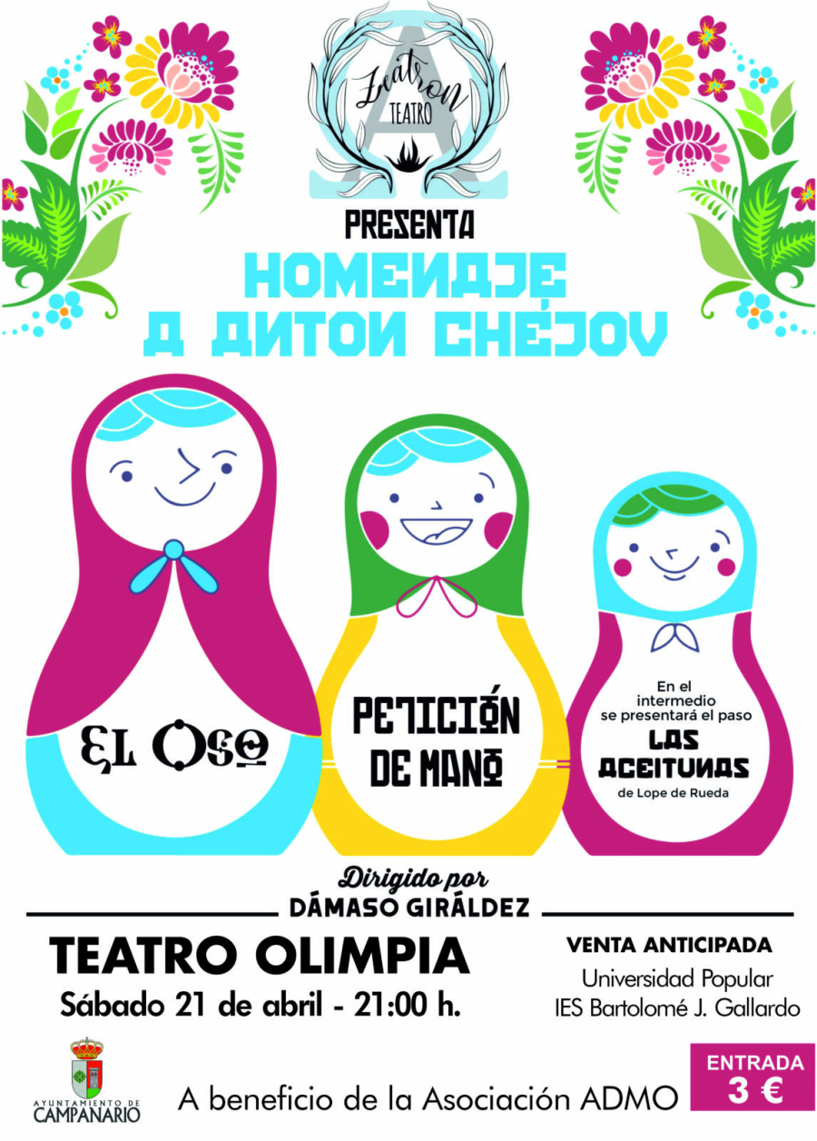 Teatro: Homenaje a Anton Chejov