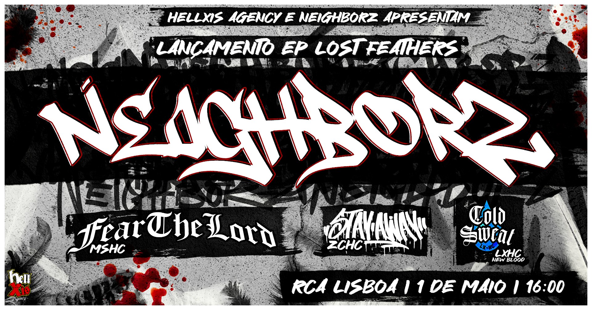 Neighborz + Fear The Lord + Stay Away + Cold Sweat @ RCA Club - Lisboa