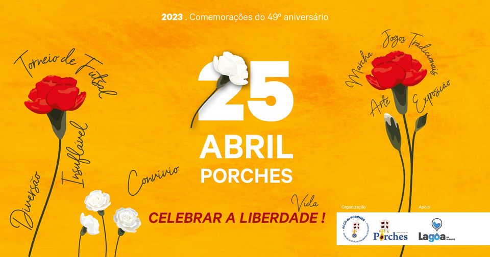 25 de Abril em Porches - Celebrar a Liberdade!
