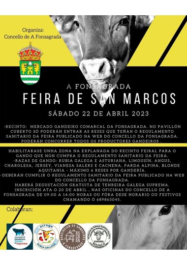 FEIRA DE SAN MARCOS A FONSAGRADA 2023