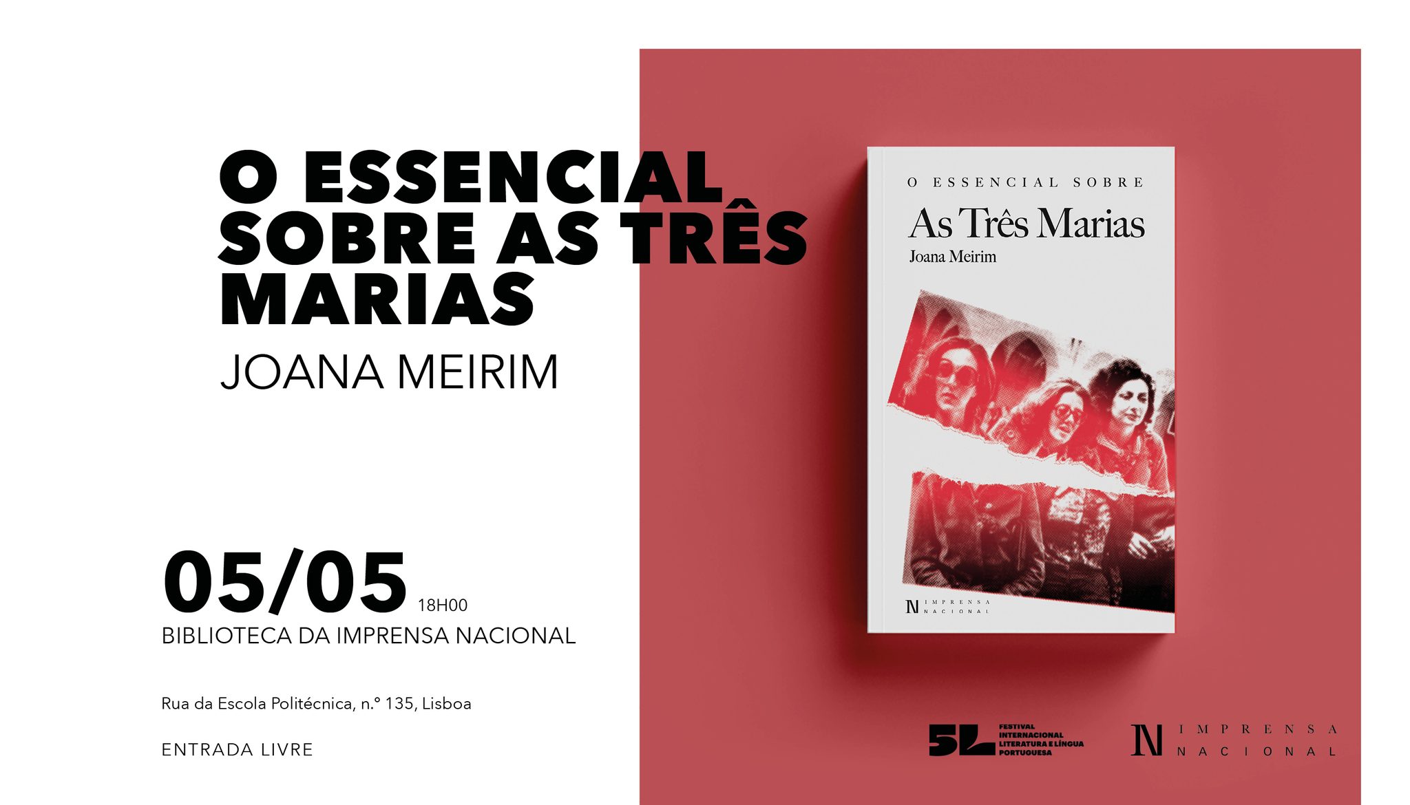 Festival 5 L | Apresentação do livro O Essencial sobre as Três Marias, de Joana Meirim