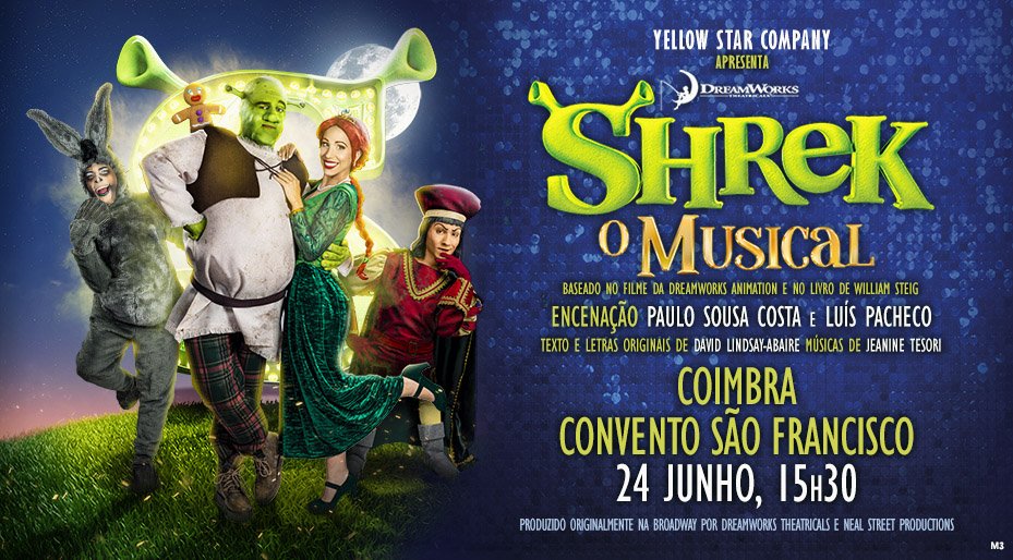 SHREK COM SEUS AMIGOS DANÇANDO (10 horas) 