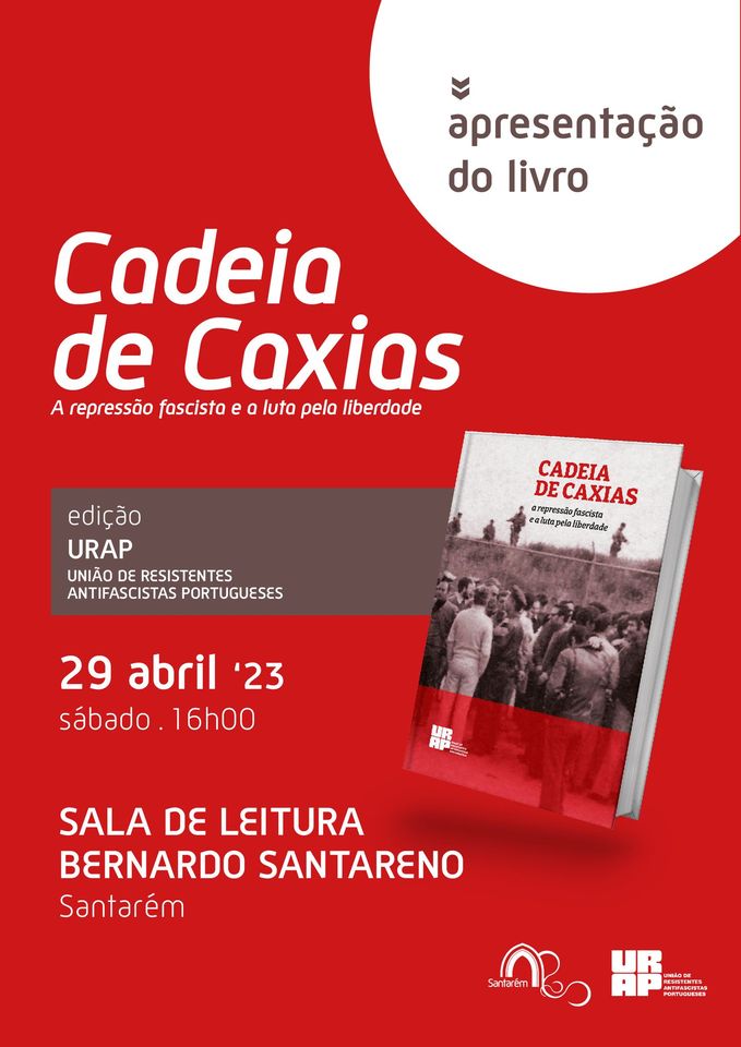 CANCELADO | Apresentação livro “Cadeia de Caxias : a representação fascista e a luta pela liberdade”