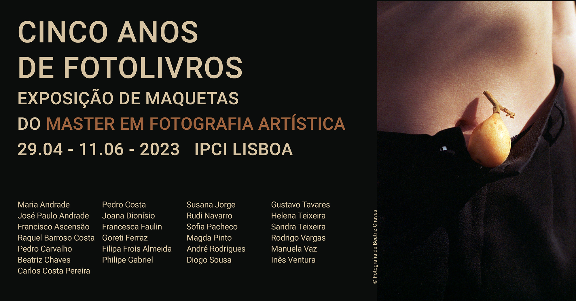 «Cinco anos de fotolivros» exposição de maquetas do Master em Fotografia Artísitica do IPCI
