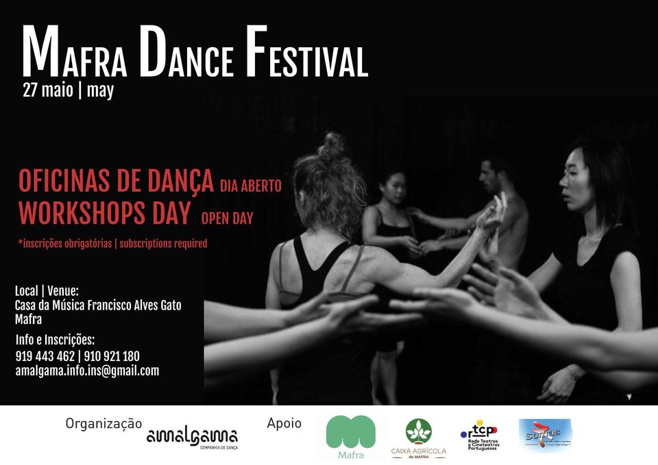 Workshops Mafra Dança Festival | 26 e 27 Maio 