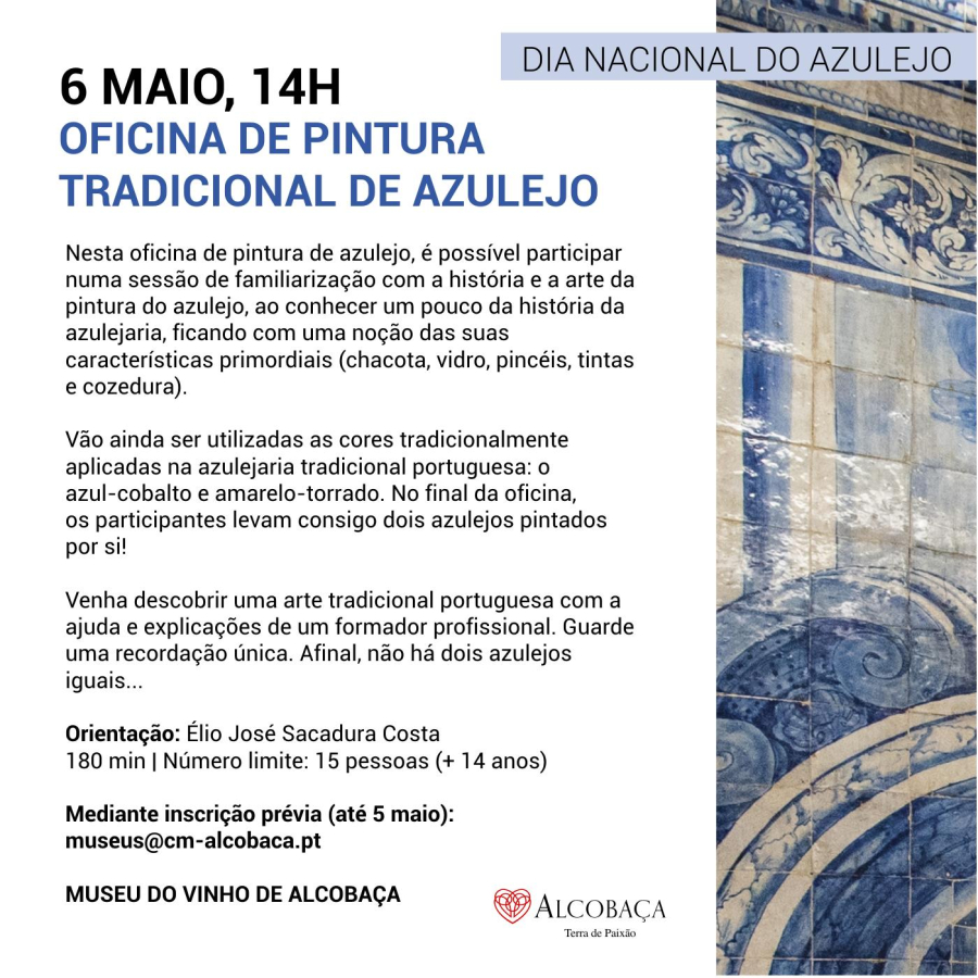 dia nacional do azulejo :: OFICINA DE PINTURA TRADICIONAL DE AZULEJO