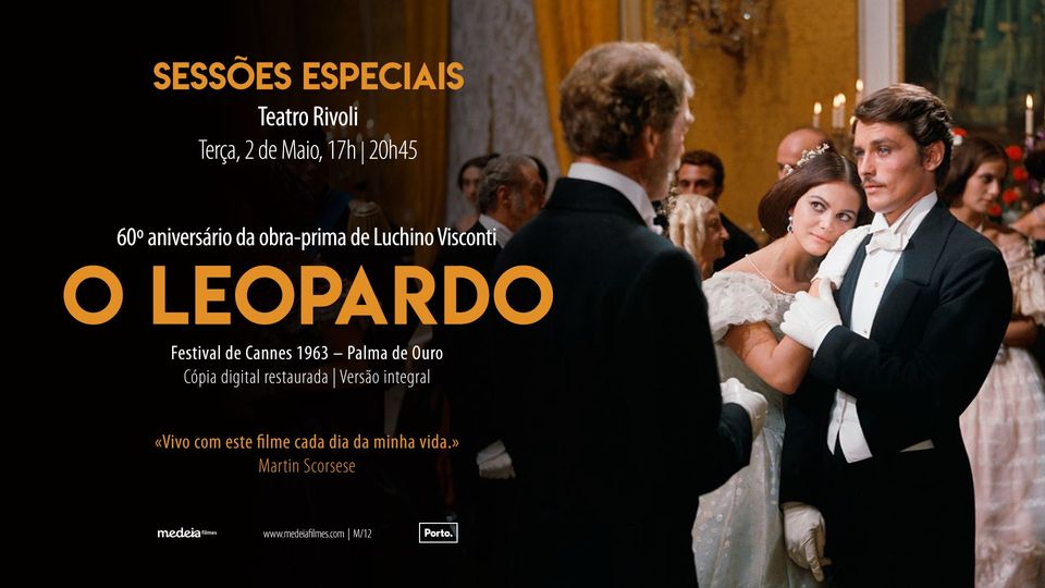 60º aniversário de O LEOPARDO de Visconti no Teatro Rivoli 