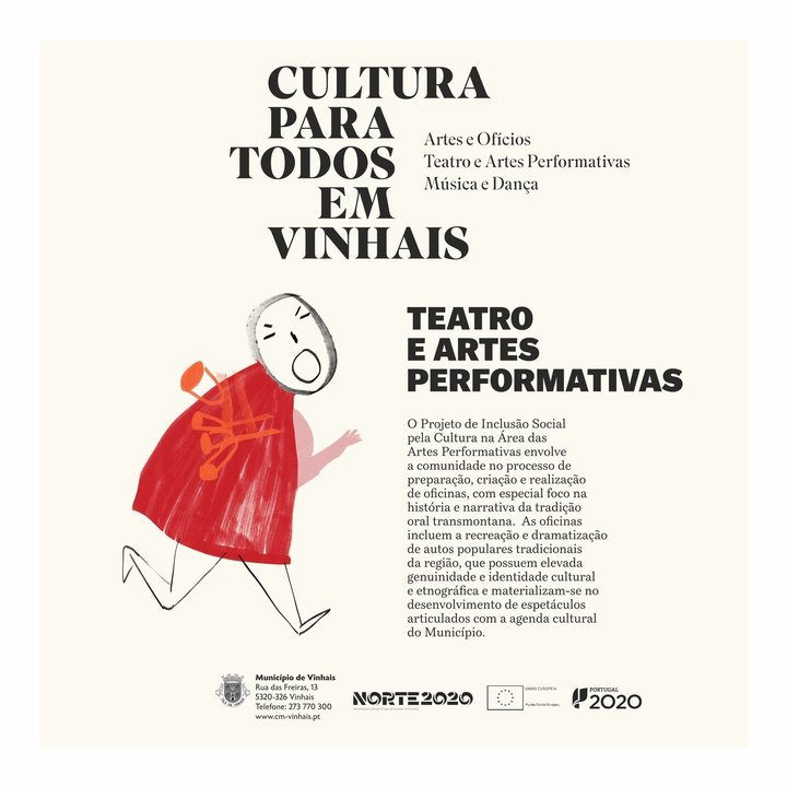 Apresentação da peça de teatro  A Gasparona com a Filandorra – Teatro do Nordeste no âmbito da candidatura “Cultura para todos”