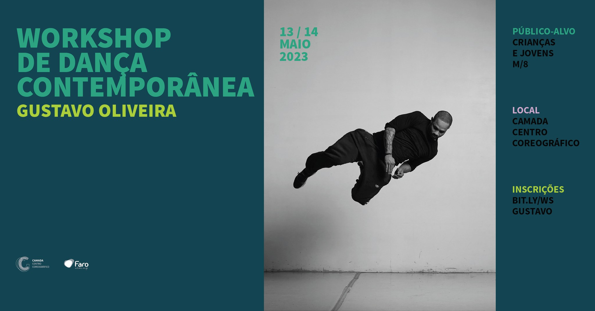 Workshop de dança contemporânea com Gustavo Santos