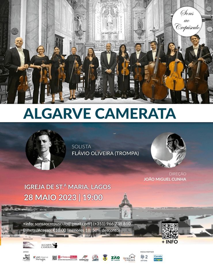 Algarve Camerata em residência... na Igreja e Santa Maria com o solista Flávio Oliveira (trompa)