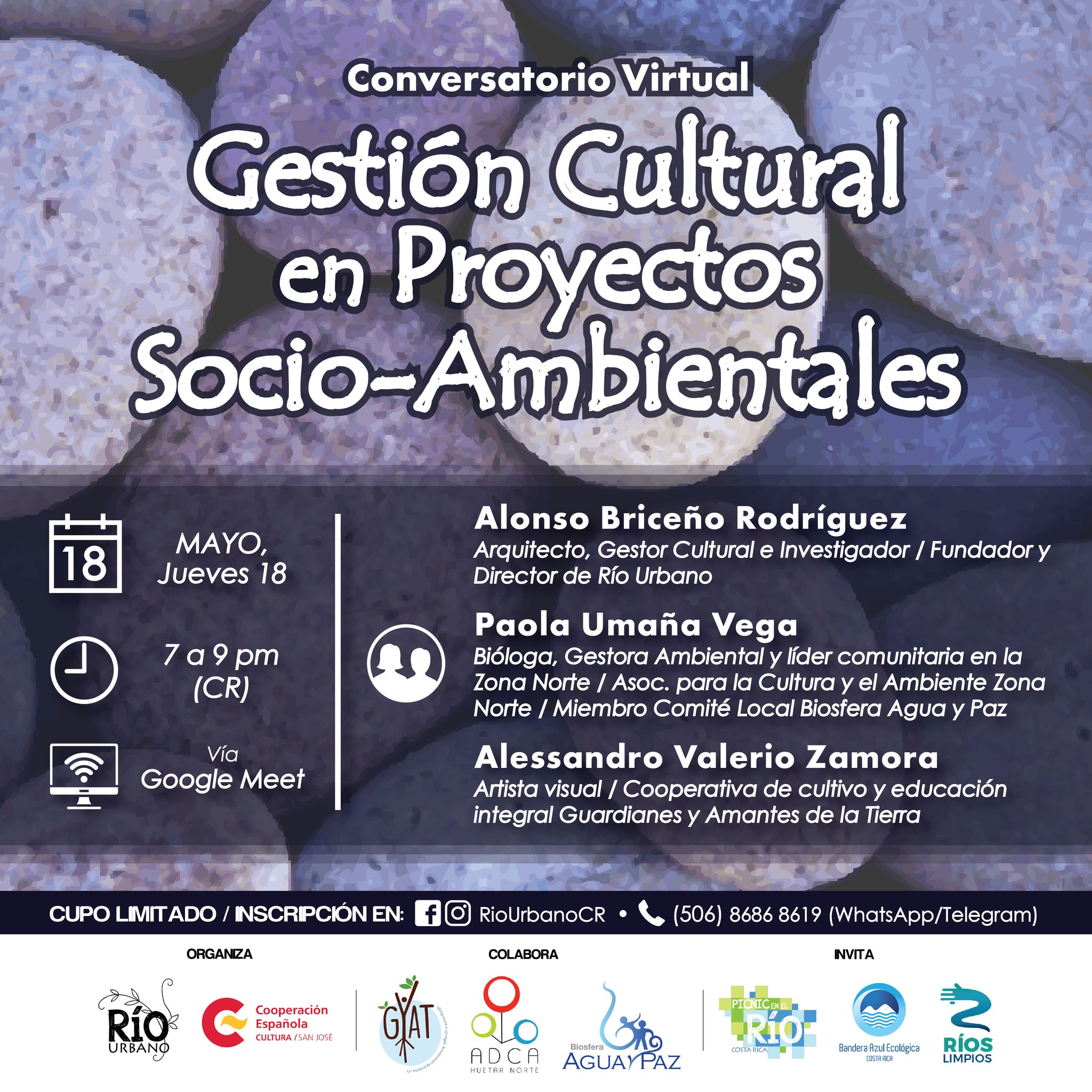 Conversatorio "Gestión Cultural en Proyectos Socio-Ambientales"