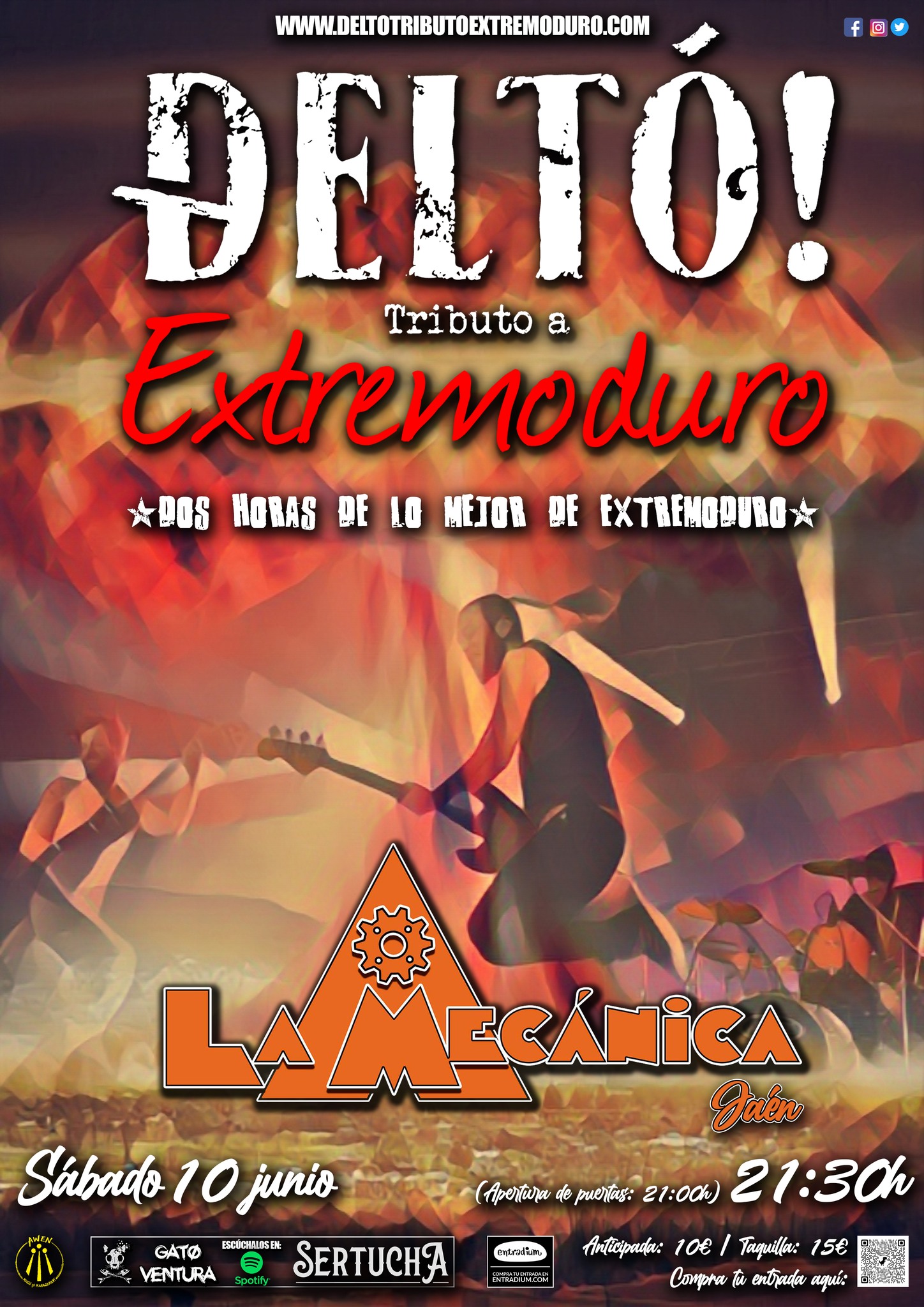 Deltó! Tributo a Extremoduro en Jaén