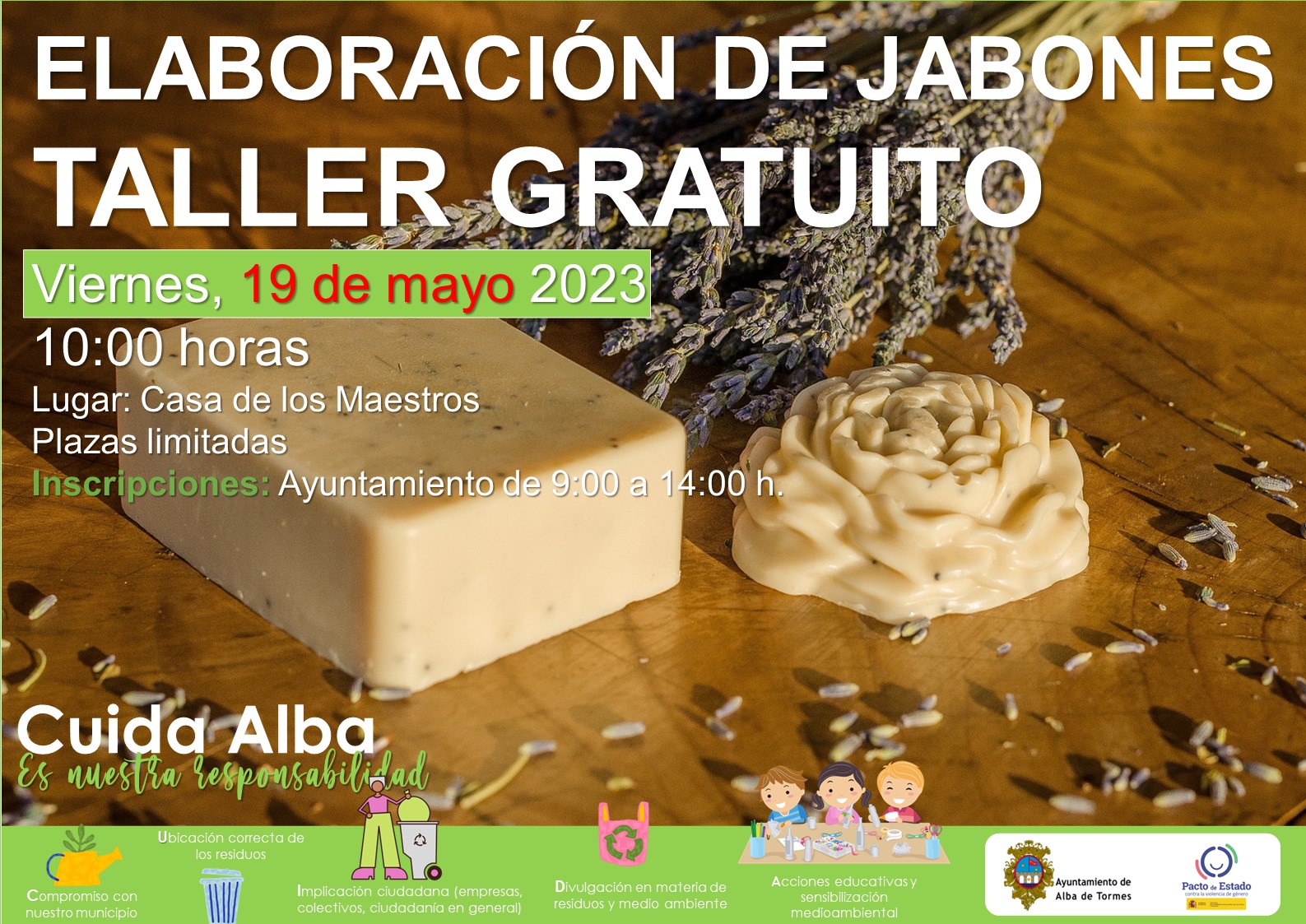 Taller de elaboración de jabones con aceite usado