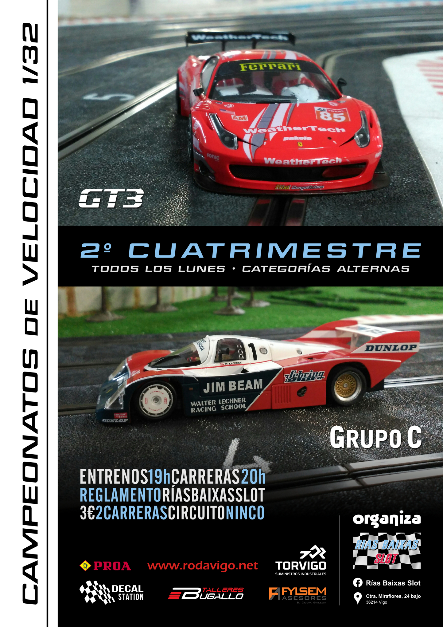 Campeonato GT3 / Grupo C (velocidad 1/32)