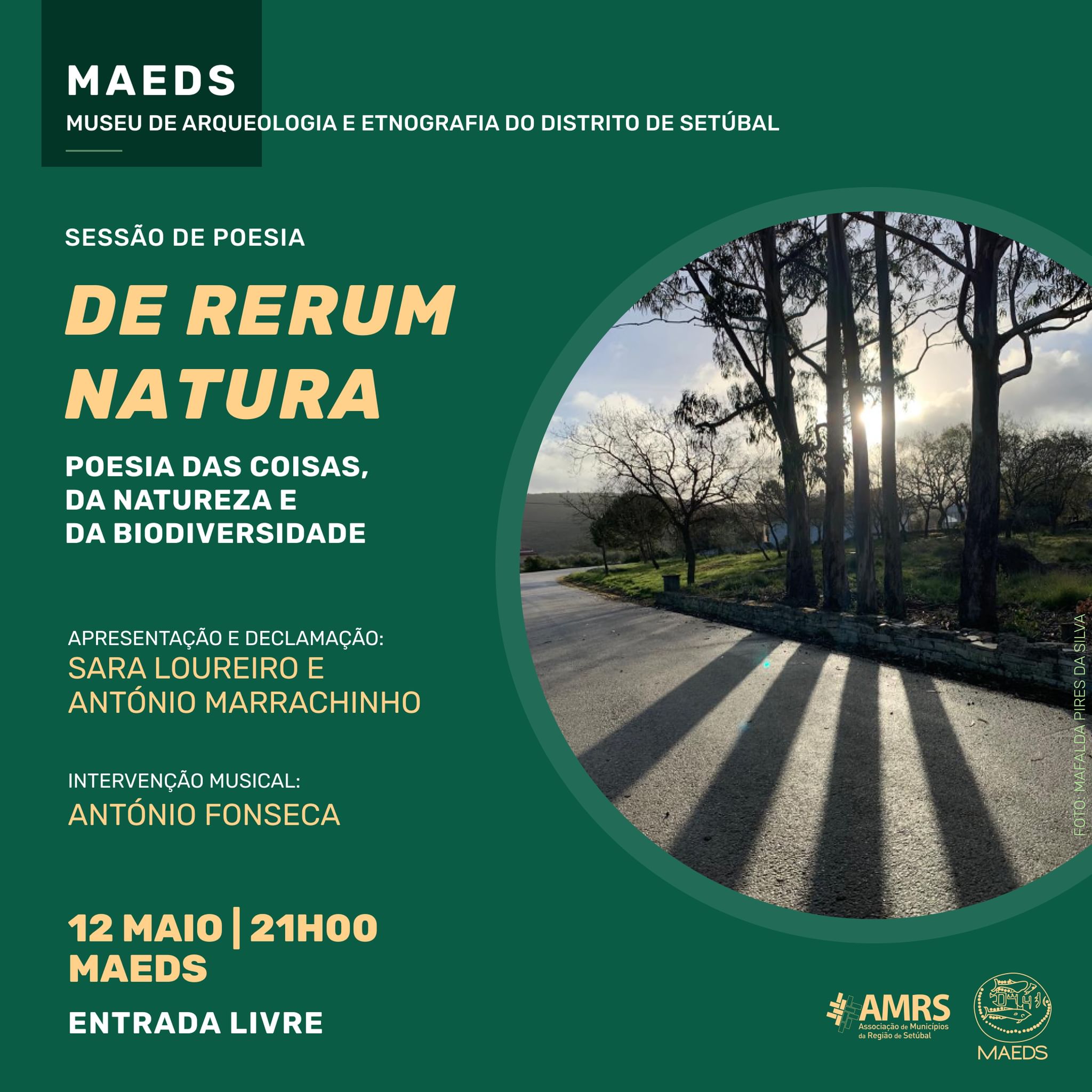 Sessão de Poesia “De Rerum Natura - Poesia das coisas, da natureza e da biodiversidade”