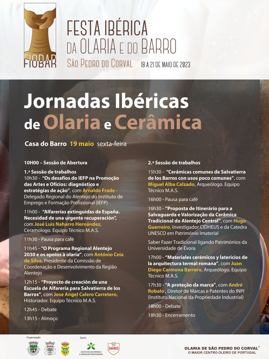 XXVI Jornadas Ibéricas da Olaria e da Cerâmica | 19 de maio