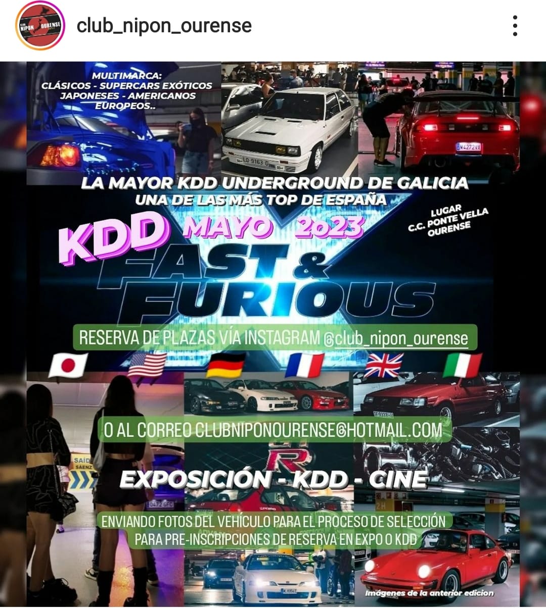 KDD MAYO Fast&Furious Ourense