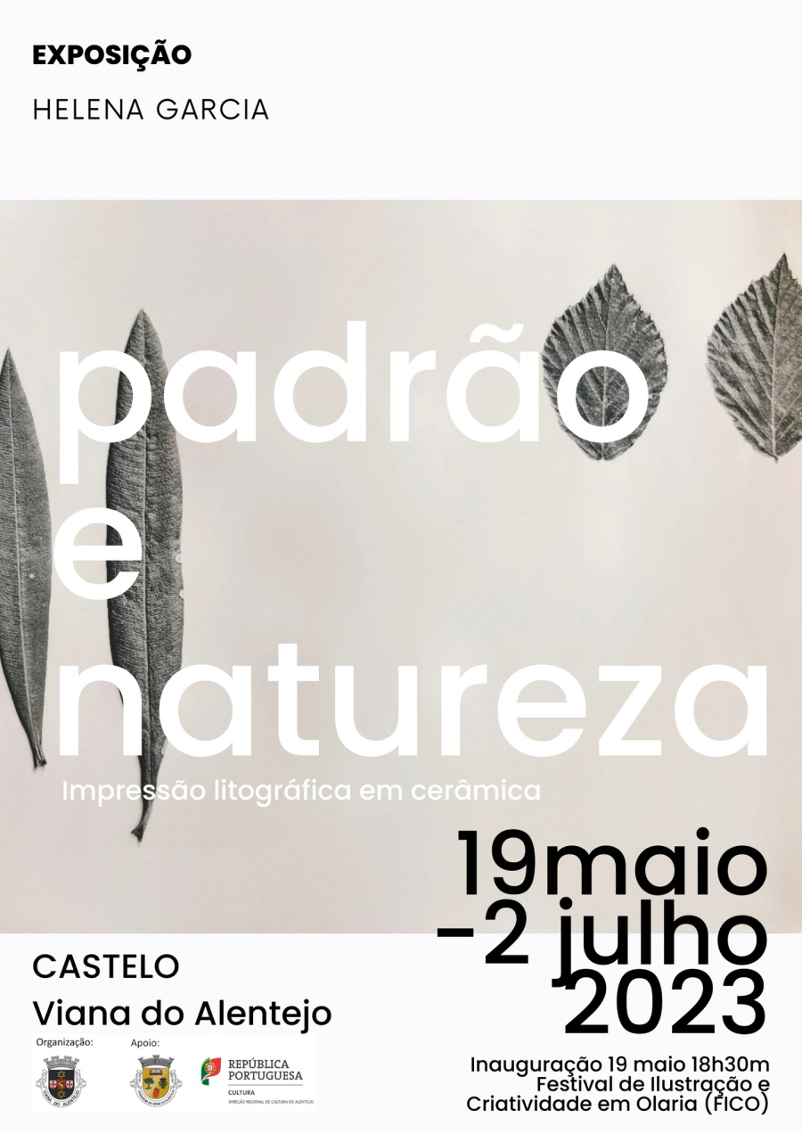 Exposição “Padrão e Natureza” de Helena Garcia